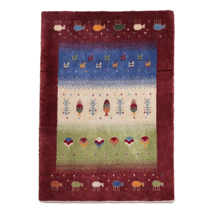 【オーダーメイド受付中】イラン　シラーズ産　ギャッベ 　（bs-11272）