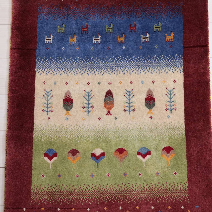 【オーダーメイド受付中】イラン　シラーズ産　ギャッベ 　（bs-11272）