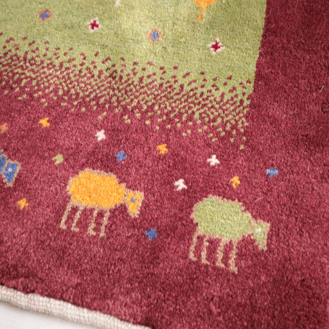 【オーダーメイド受付中】イラン　シラーズ産　ギャッベ 　（bs-11272）