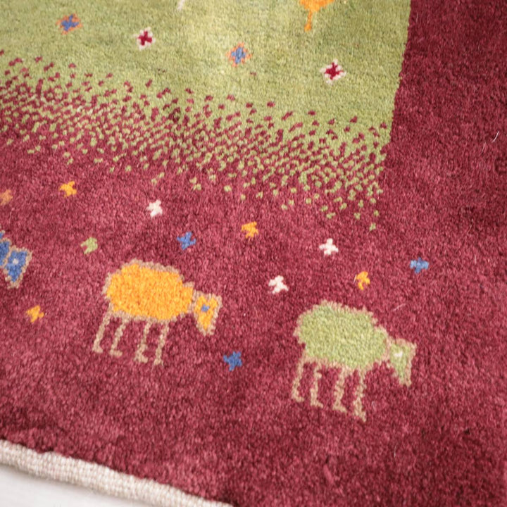 【オーダーメイド受付中】イラン　シラーズ産　ギャッベ 　（bs-11272）