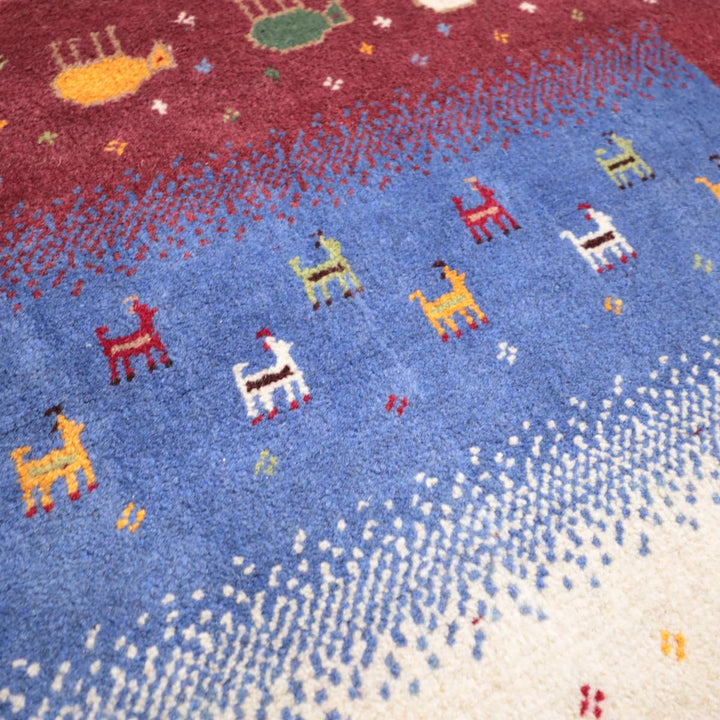 【オーダーメイド受付中】イラン　シラーズ産　ギャッベ 　（bs-11272）