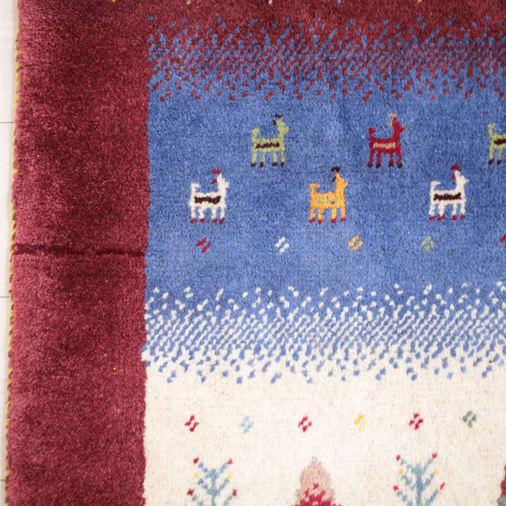 【オーダーメイド受付中】イラン　シラーズ産　ギャッベ 　（bs-11272）