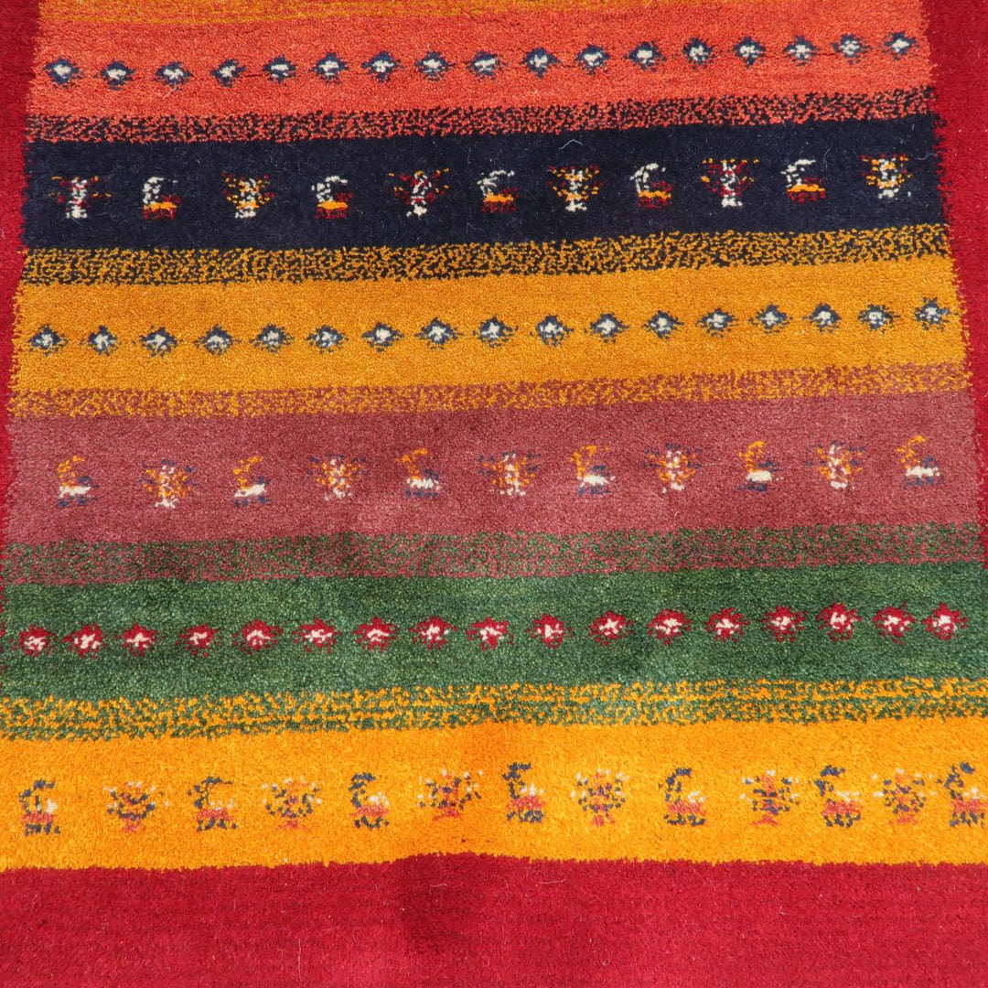ギャッベ／ラティーフ　126×81cm（BS-11379）