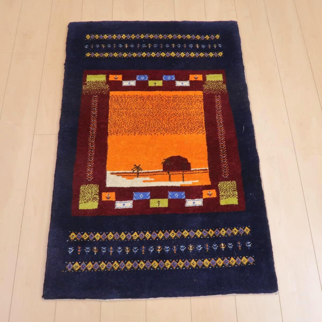 【オーダーメイド受付中】イラン　シラーズ産　ギャッベ 　（bs-11381）