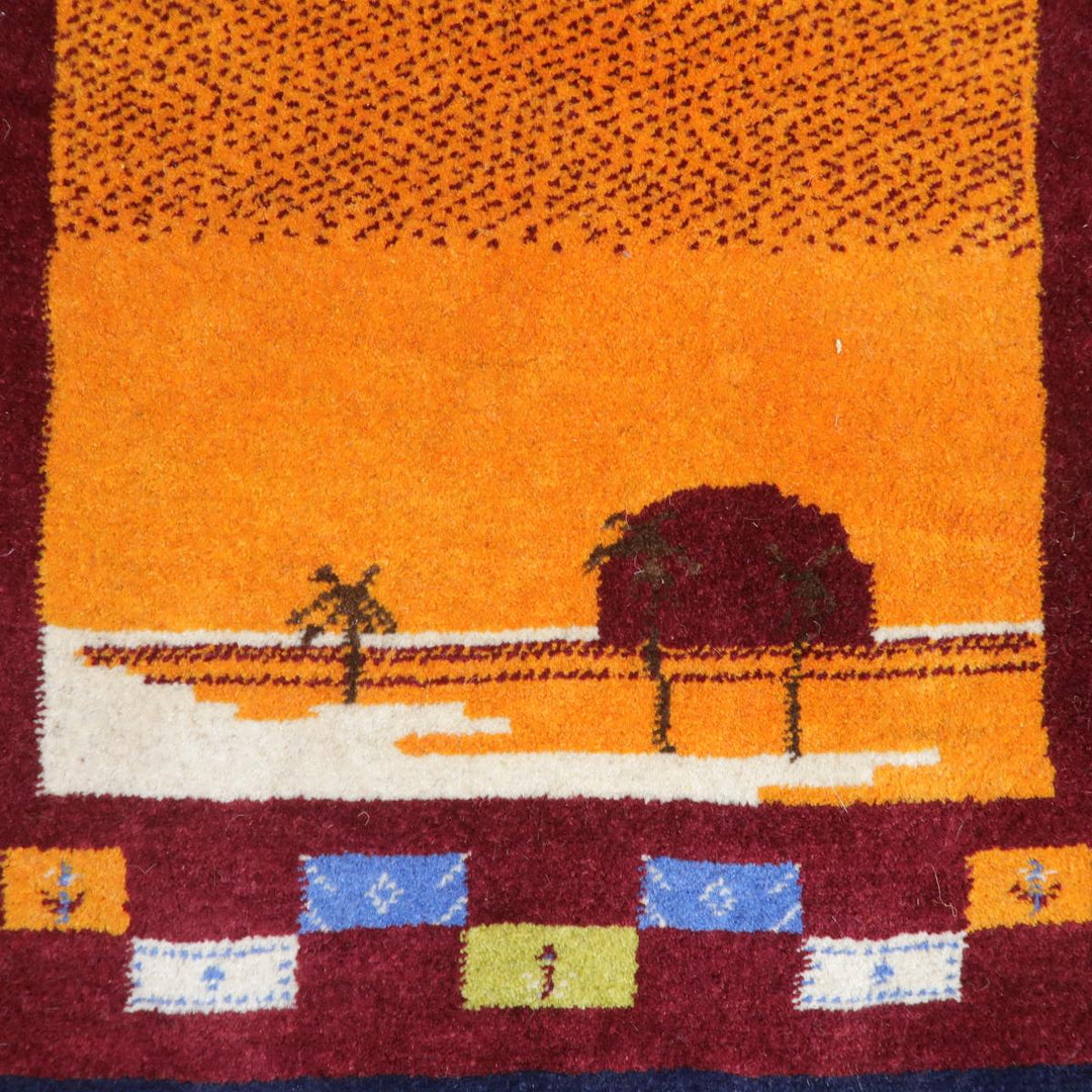 【オーダーメイド受付中】イラン　シラーズ産　ギャッベ 　（bs-11381）