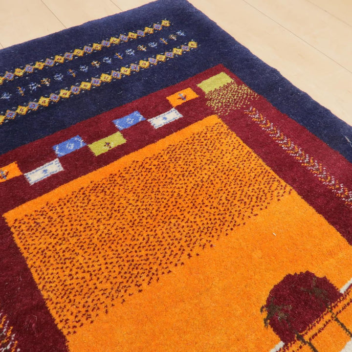 【オーダーメイド受付中】イラン　シラーズ産　ギャッベ 　（bs-11381）