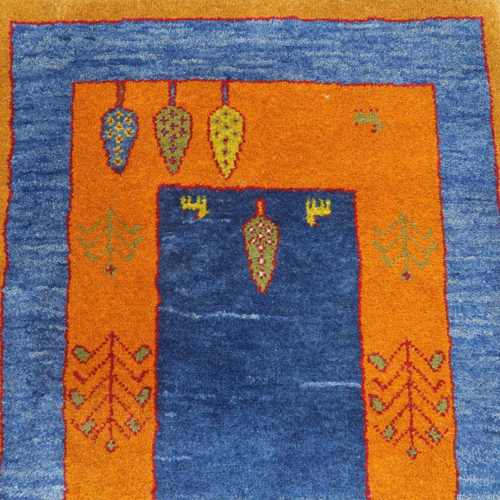 ギャッベ／ラティーフ　125×82cm（BS-11384）