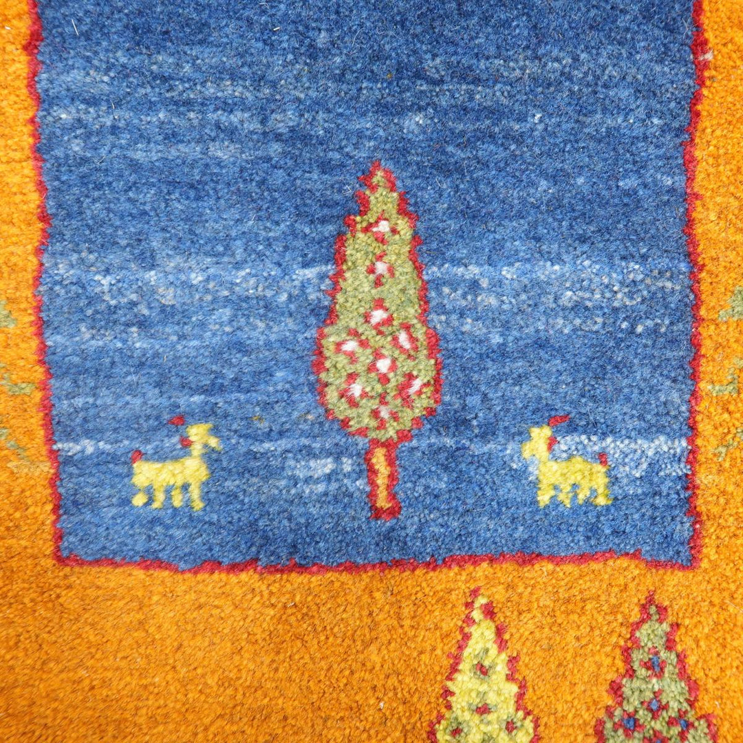 ギャッベ／ラティーフ　125×82cm（BS-11384）