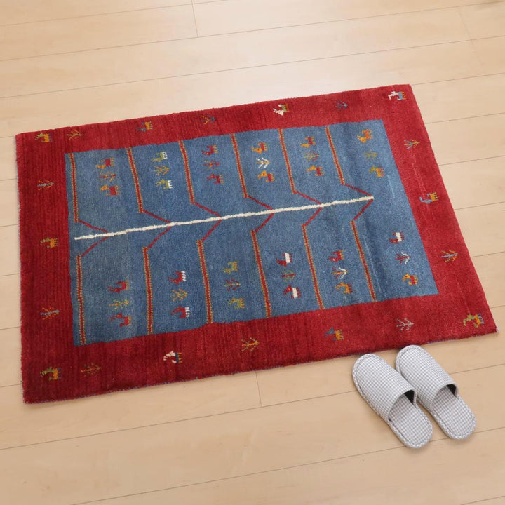 【オーダーメイド受付中】イラン　シラーズ産　ギャッベ 　（bs-11389）