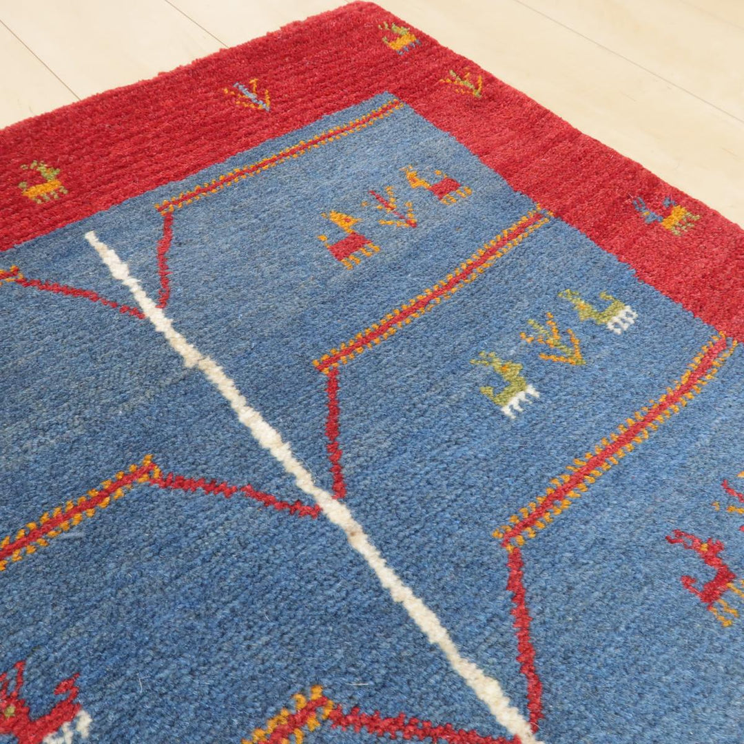 【オーダーメイド受付中】イラン　シラーズ産　ギャッベ 　（bs-11389）