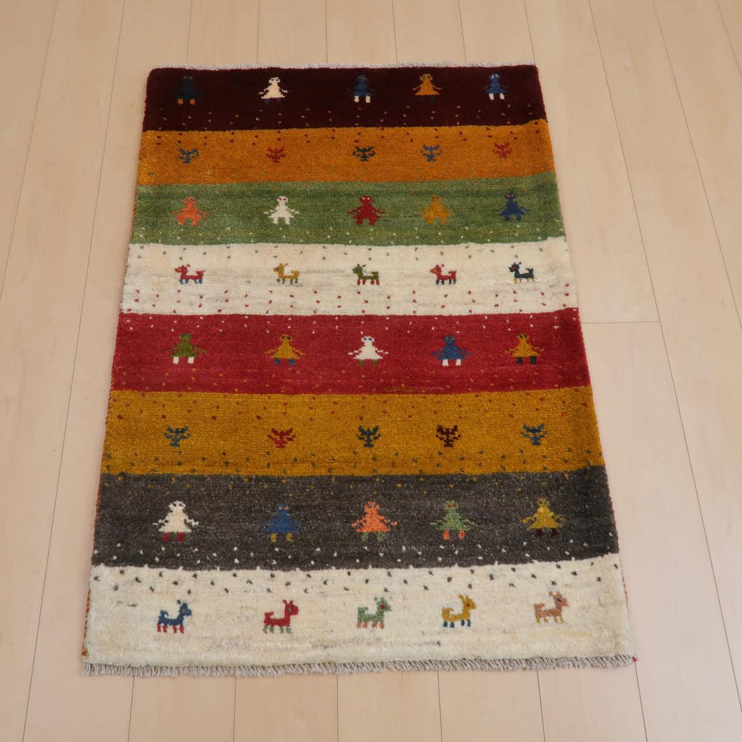 【オーダーメイド受付中】イラン　シラーズ産　ギャッベ 　（bs-11394）