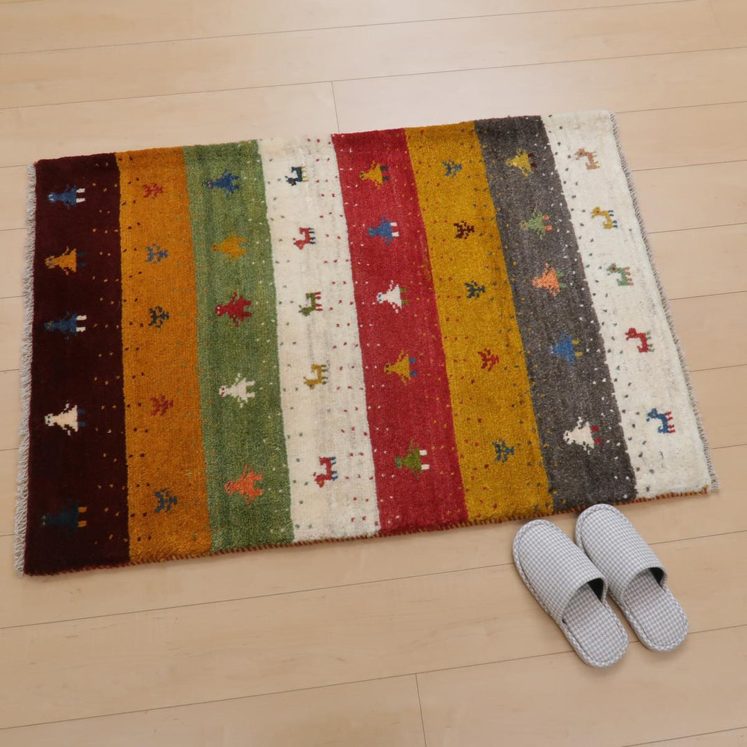 【オーダーメイド受付中】イラン　シラーズ産　ギャッベ 　（bs-11394）