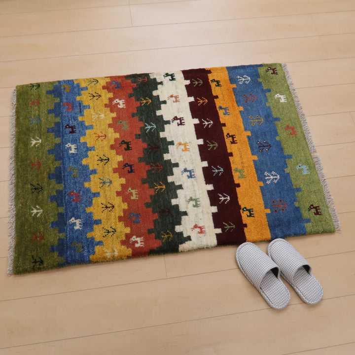 ギャッベ／ラティーフ　121×83cm（BS-11398）