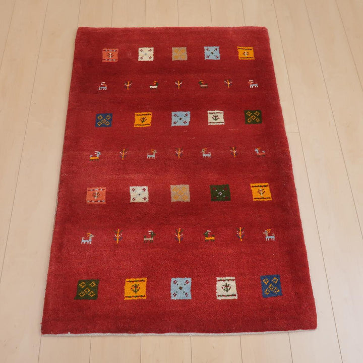 【オーダーメイド受付中】イラン　シラーズ産　ギャッベ 　（bs-11401）