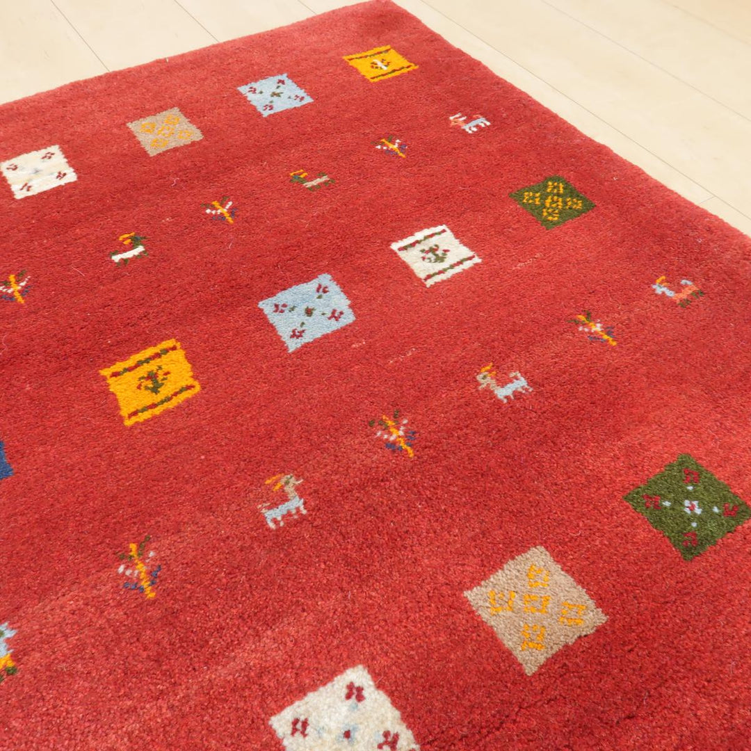 【オーダーメイド受付中】イラン　シラーズ産　ギャッベ 　（bs-11401）