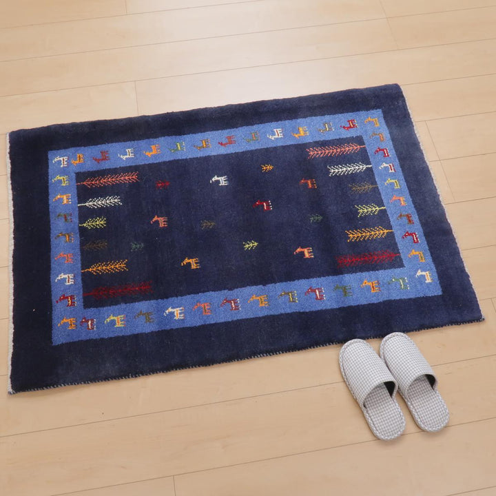 【オーダーメイド受付中】イラン　シラーズ産　ギャッベ 　（bs-11402）