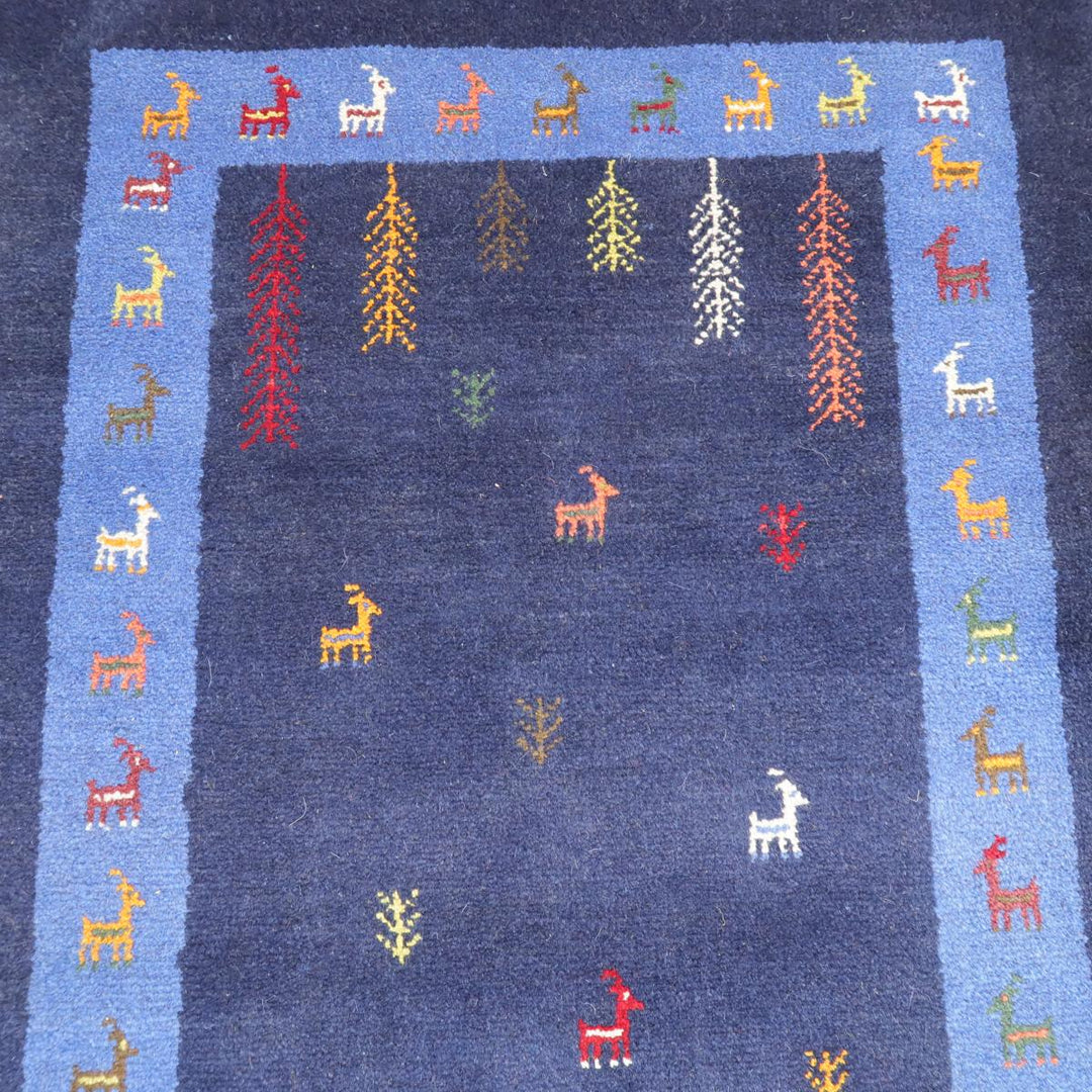 【オーダーメイド受付中】イラン　シラーズ産　ギャッベ 　（bs-11402）