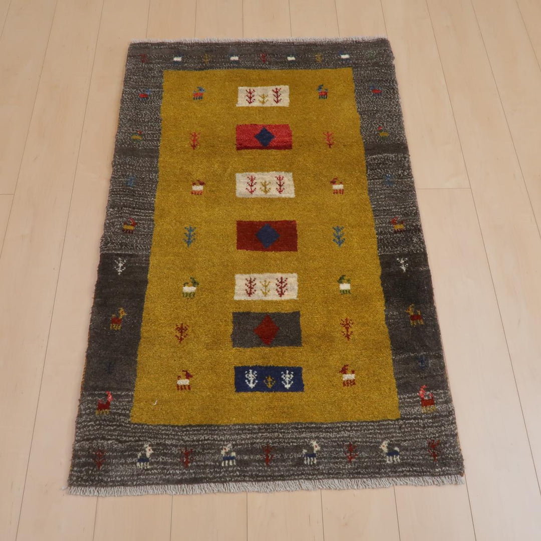 【オーダーメイド受付中】イラン　シラーズ産　ギャッベ 　（bs-11404）