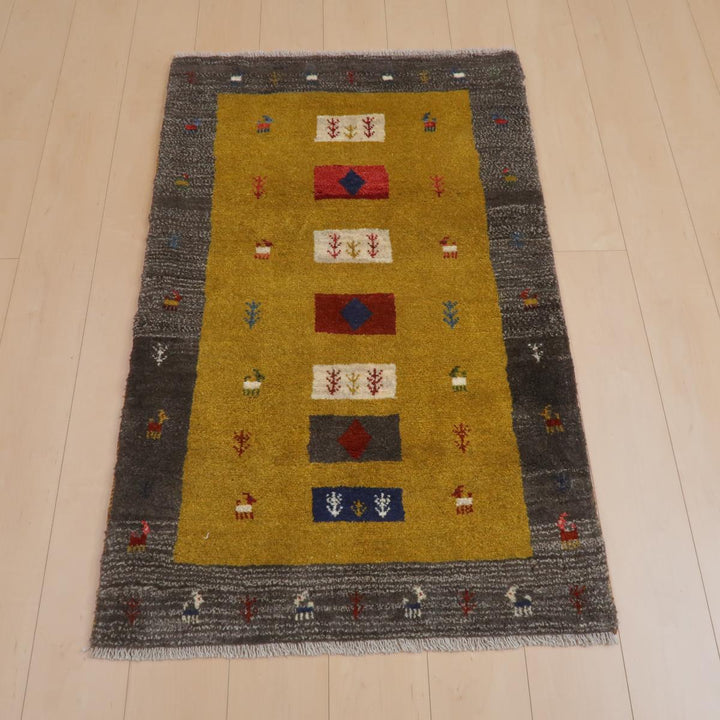 【オーダーメイド受付中】イラン　シラーズ産　ギャッベ 　（bs-11404）