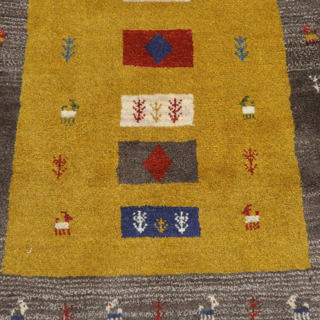 【オーダーメイド受付中】イラン　シラーズ産　ギャッベ 　（bs-11404）