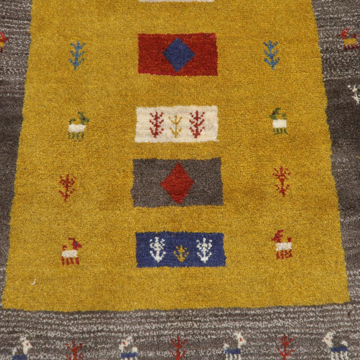 【オーダーメイド受付中】イラン　シラーズ産　ギャッベ 　（bs-11404）