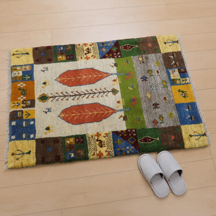 【オーダーメイド受付中】イラン　シラーズ産　ギャッベ 　（bs-11406）