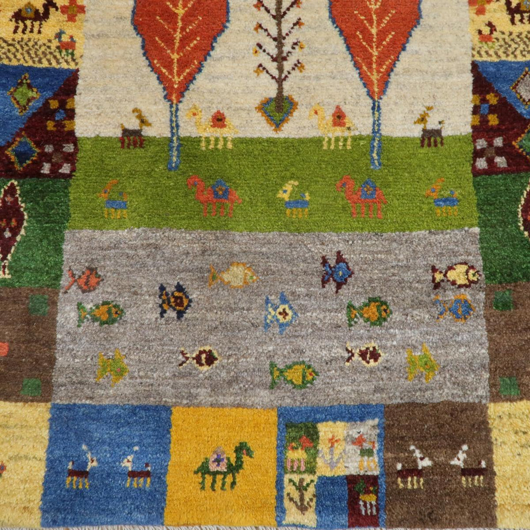 【オーダーメイド受付中】イラン　シラーズ産　ギャッベ 　（bs-11406）