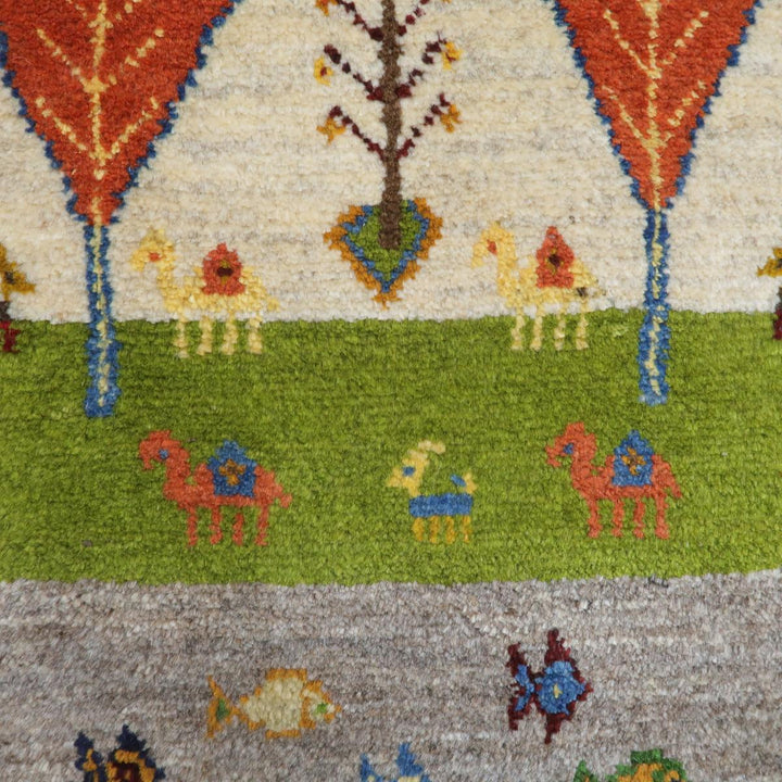 【オーダーメイド受付中】イラン　シラーズ産　ギャッベ 　（bs-11406）