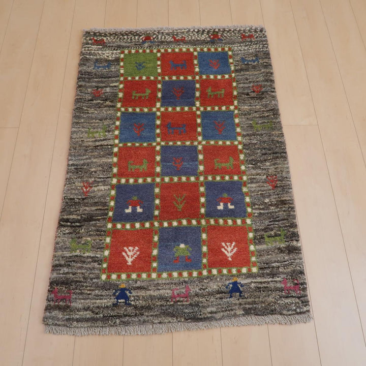 【オーダーメイド受付中】イラン　シラーズ産　ギャッベ 　（bs-11407）