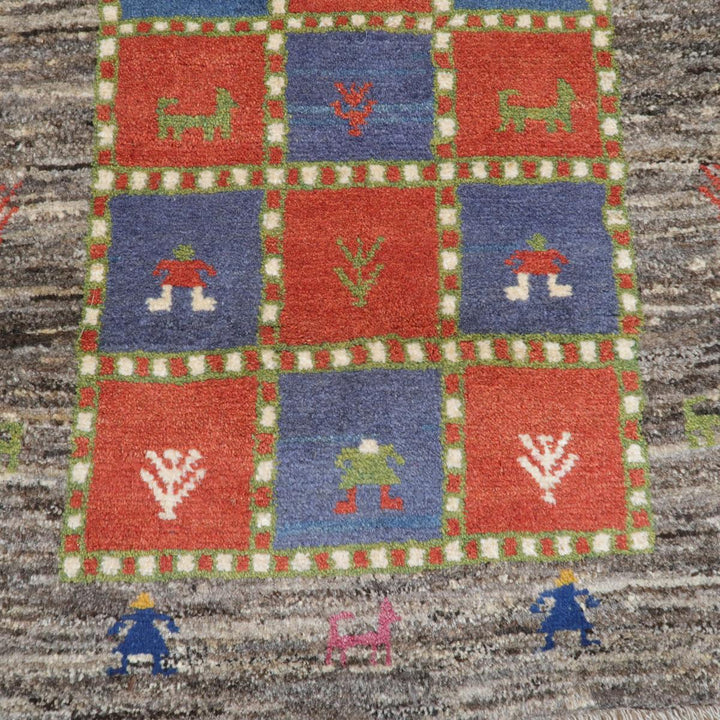 【オーダーメイド受付中】イラン　シラーズ産　ギャッベ 　（bs-11407）