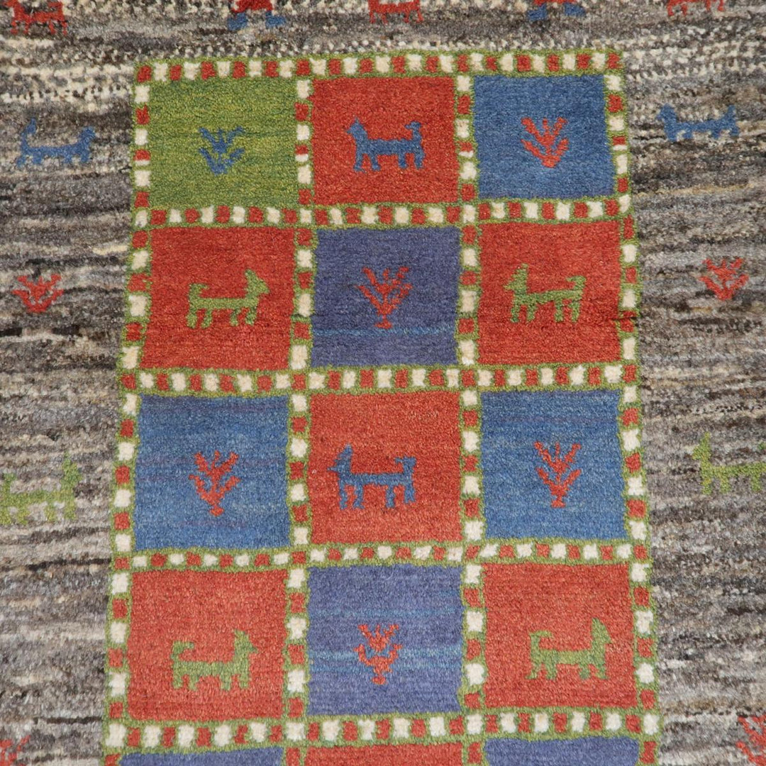 【オーダーメイド受付中】イラン　シラーズ産　ギャッベ 　（bs-11407）