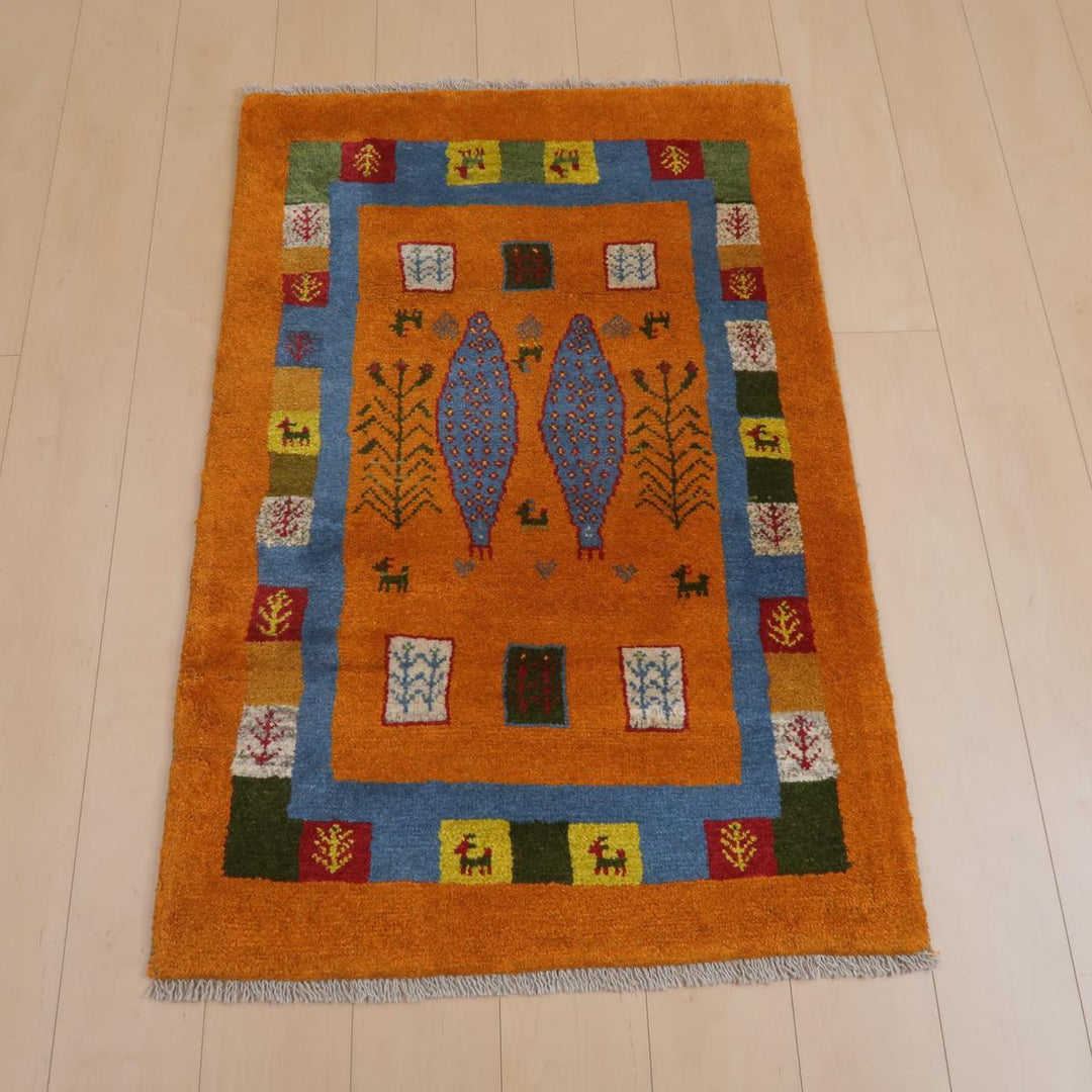 【オーダーメイド受付中】イラン　シラーズ産　ギャッベ 　（bs-11408）