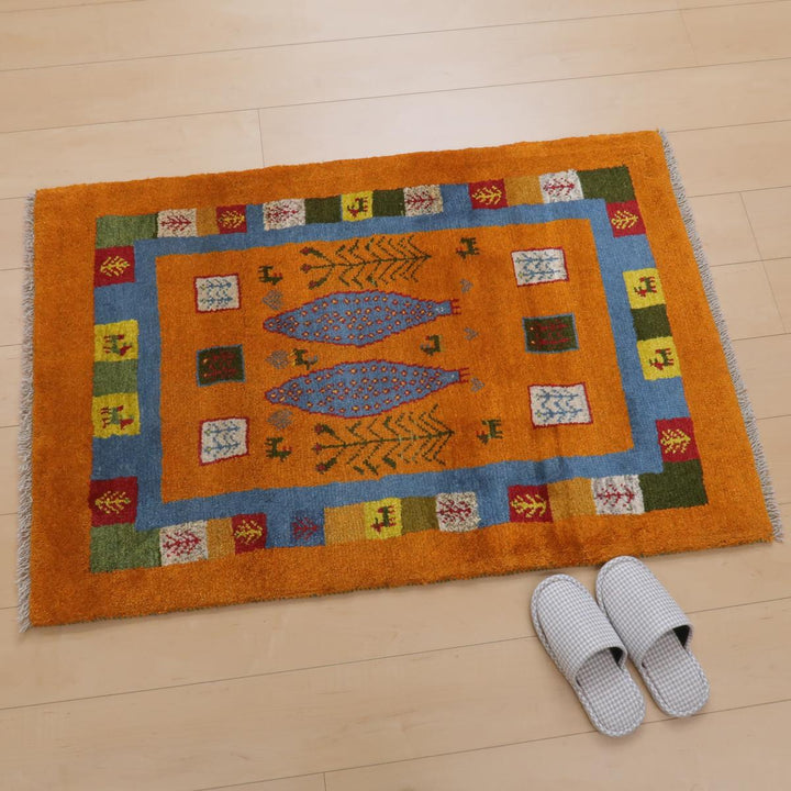 【オーダーメイド受付中】イラン　シラーズ産　ギャッベ 　（bs-11408）