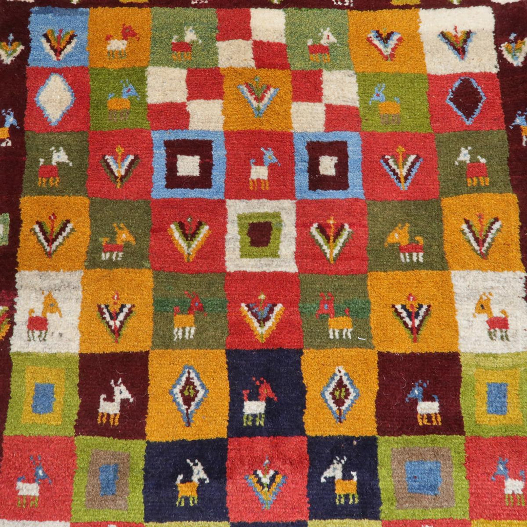 【オーダーメイド受付中】イラン　シラーズ産　ギャッベ 　（bs-11409）