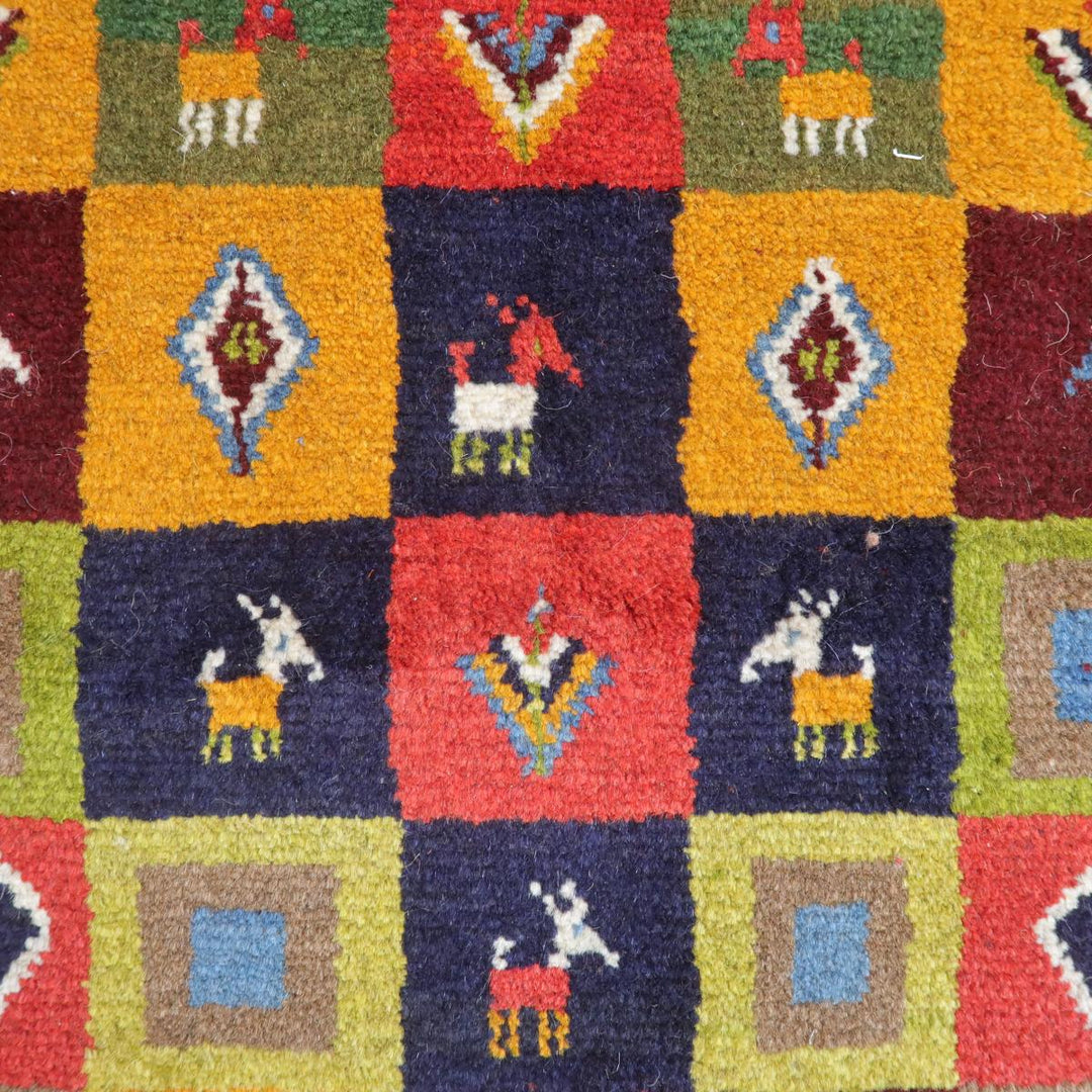 【オーダーメイド受付中】イラン　シラーズ産　ギャッベ 　（bs-11409）