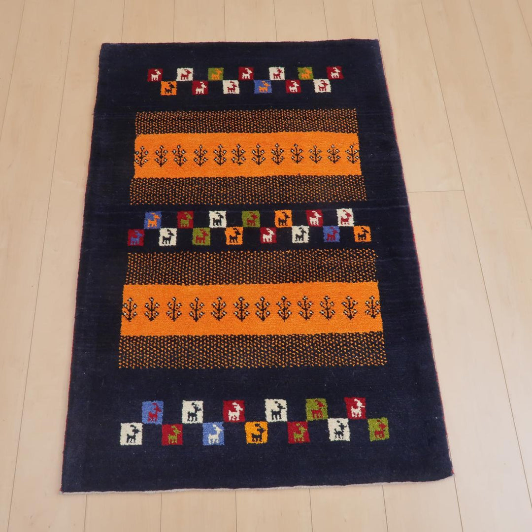 【オーダーメイド受付中】イラン　シラーズ産　ギャッベ 　（bs-11410）