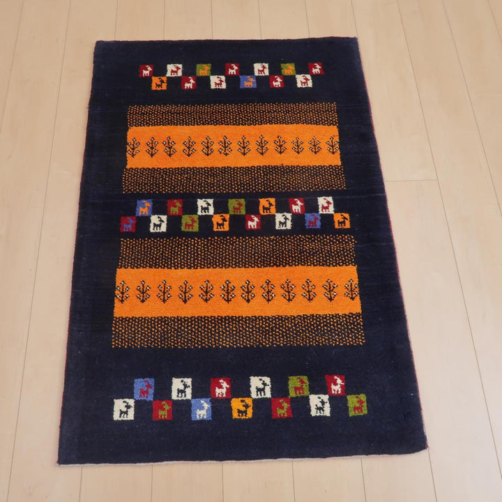 【オーダーメイド受付中】イラン　シラーズ産　ギャッベ 　（bs-11410）