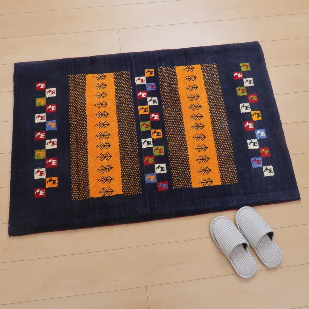 【オーダーメイド受付中】イラン　シラーズ産　ギャッベ 　（bs-11410）