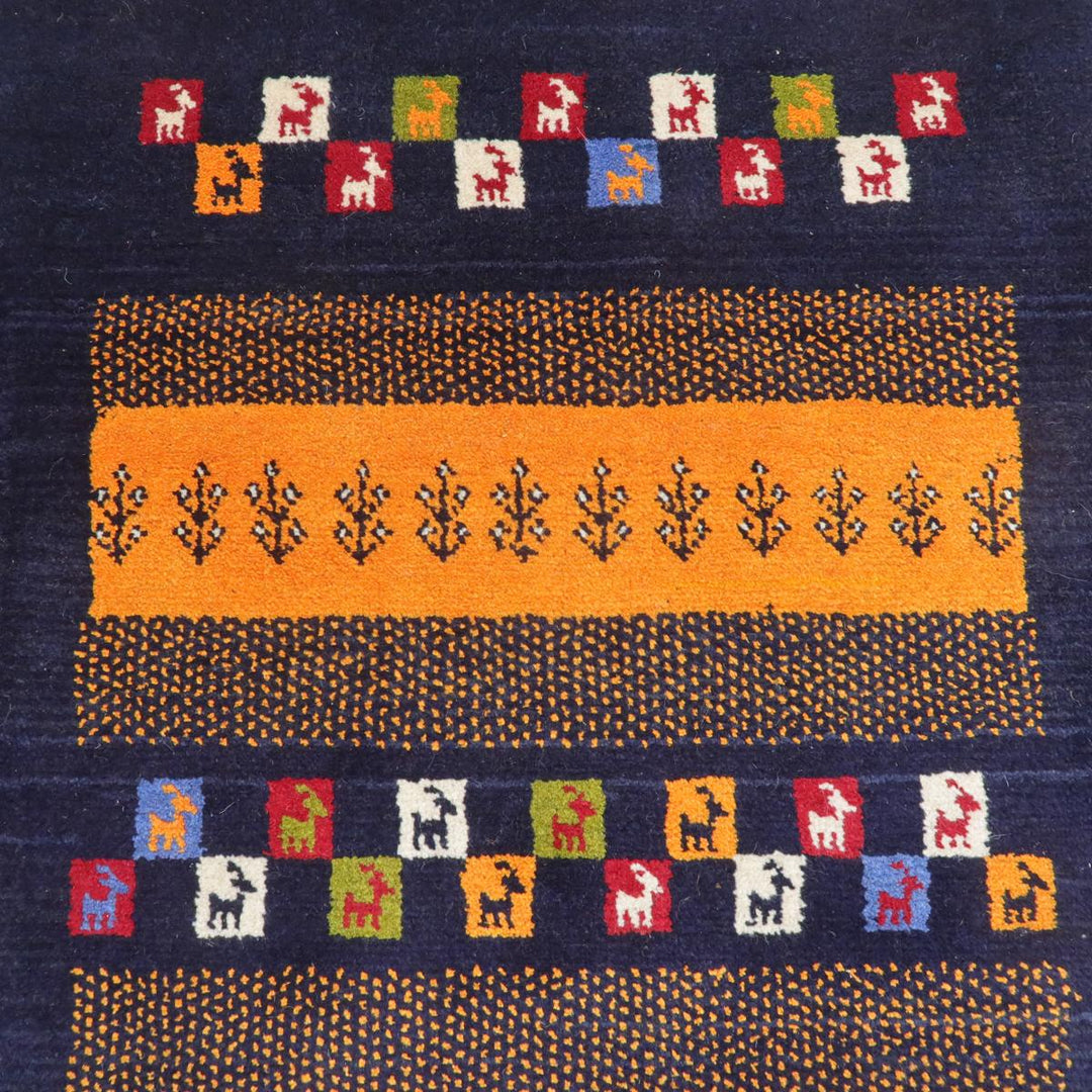 【オーダーメイド受付中】イラン　シラーズ産　ギャッベ 　（bs-11410）