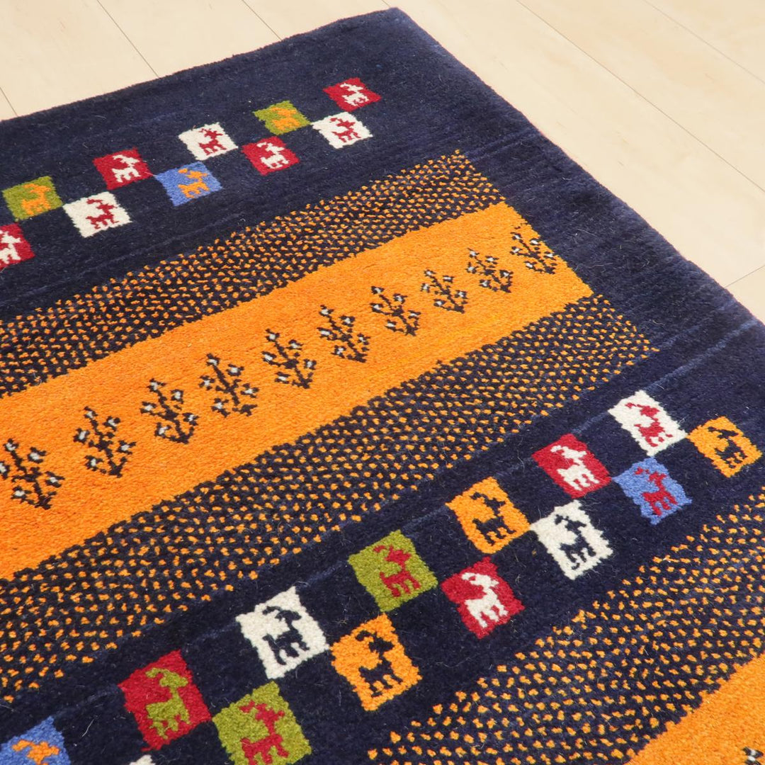 【オーダーメイド受付中】イラン　シラーズ産　ギャッベ 　（bs-11410）