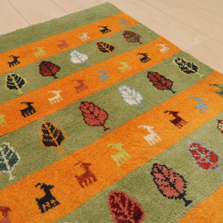 【オーダーメイド受付中】イラン　シラーズ産　ギャッベ 　（bs-11413）