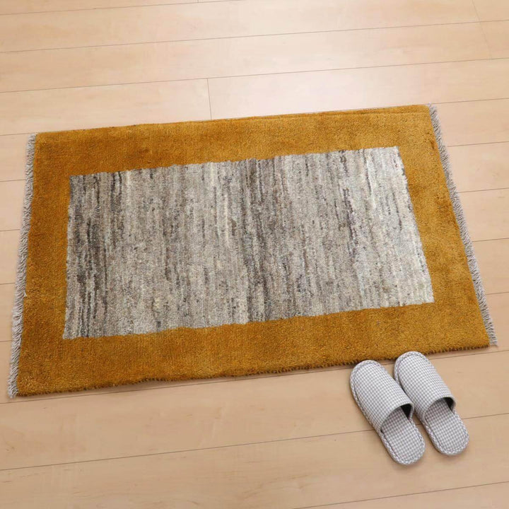 【セミオーダー受付中】  サイズ変更OK　カラー変更OK イラン　シラーズ産　ギャッベ 　（bs-11423）