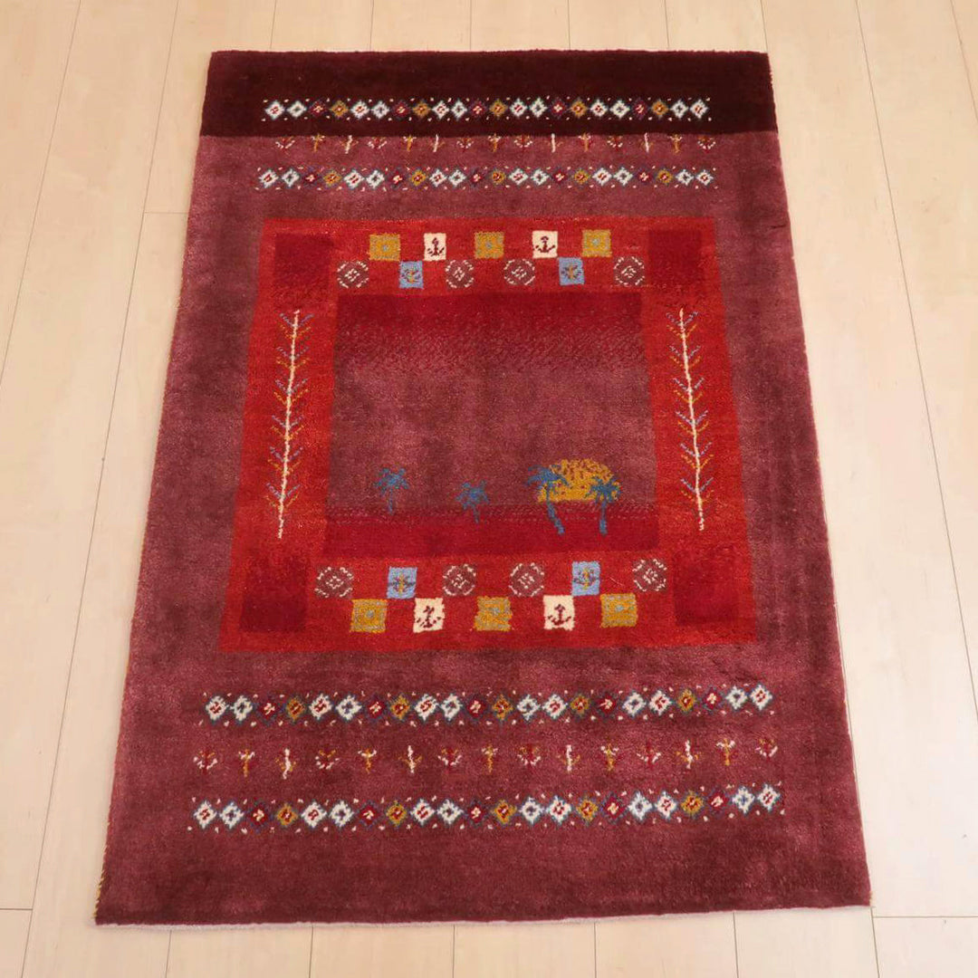 【オーダーメイド受付中】イラン　シラーズ産　ギャッベ 　（bs-11428）