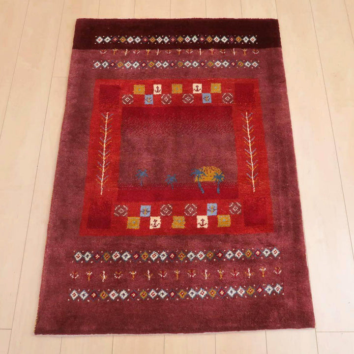 【オーダーメイド受付中】イラン　シラーズ産　ギャッベ 　（bs-11428）