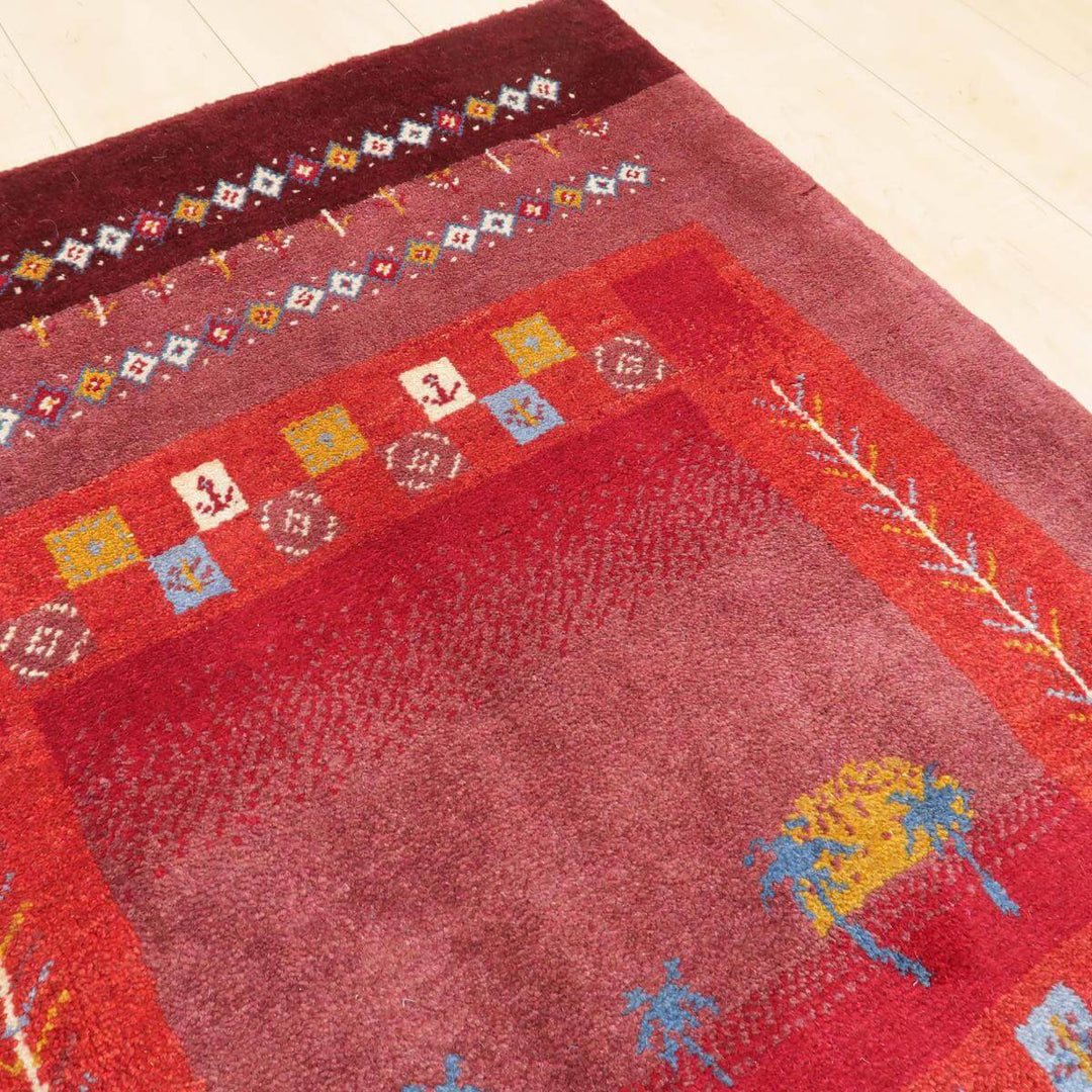 【オーダーメイド受付中】イラン　シラーズ産　ギャッベ 　（bs-11428）