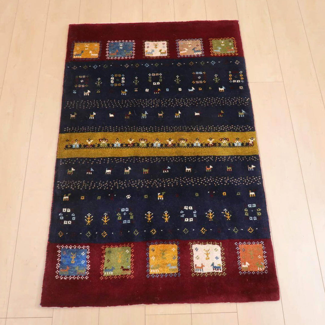 【オーダーメイド受付中】イラン　シラーズ産　ギャッベ 　（bs-11429）