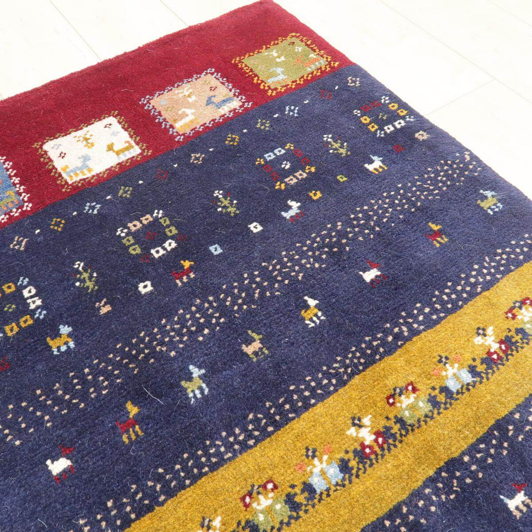 【オーダーメイド受付中】イラン　シラーズ産　ギャッベ 　（bs-11429）