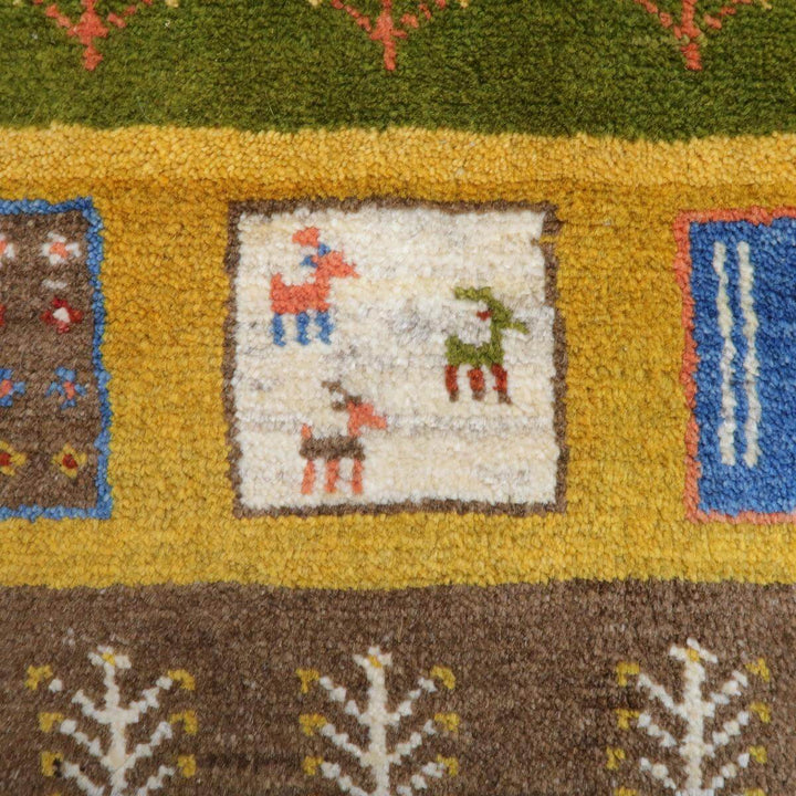 【オーダーメイド受付中】イラン　シラーズ産　ギャッベ 　（bs-11430）