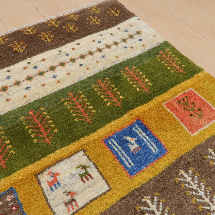 【オーダーメイド受付中】イラン　シラーズ産　ギャッベ 　（bs-11430）