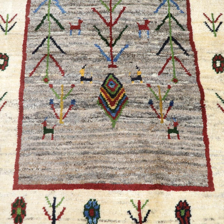 【オーダーメイド受付中】イラン　シラーズ産　ギャッベ 　（bs-11433）